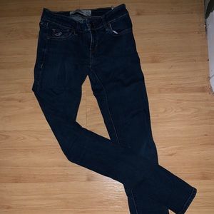 Hollister dark skinny jeans